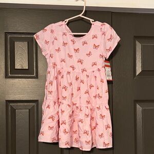 Cat & Jack Pink butterfly Kids Dress